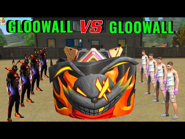 Gloowall vs Gloowall Fight in Clock Tower | Bunny Bundle vs Adam | Gloowall Skin Fight | Free Fire