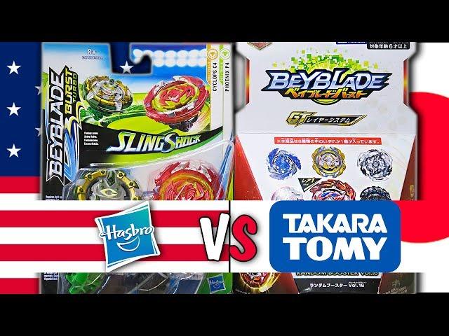 Beyblade Burst Hasbro VS Takara Tomy! ВОЛЧКИ Бейблэйд Берст Хасбро против Такара Томи