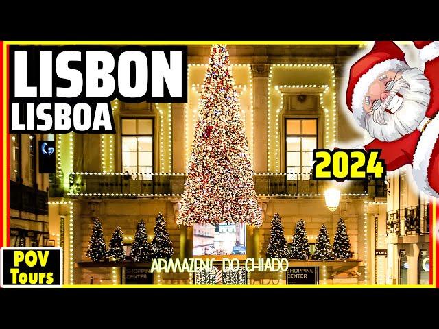 Lisbon's First Christmas Lights Unveiled | Portugal