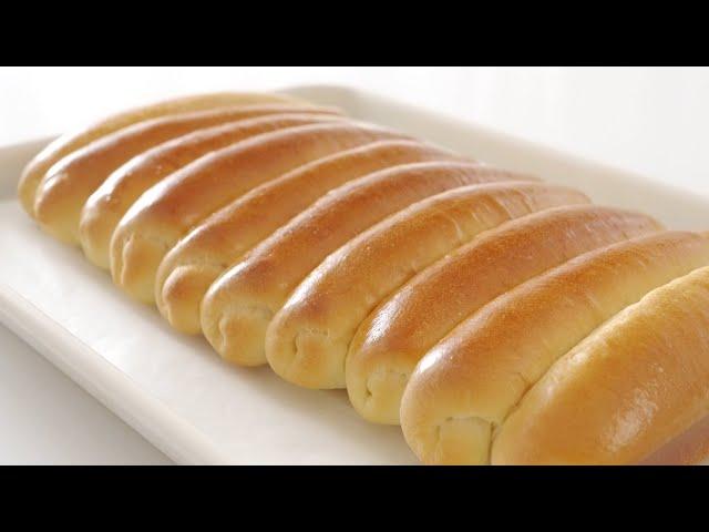 制作超级简单牛奶面包  柔软蓬松的排包 无需模具 how to make super easy no mold Milk Bread