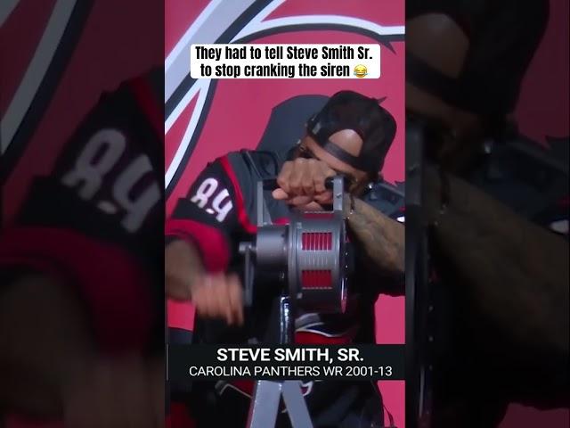 Steve Smith Sr. at a Canes playoff game 