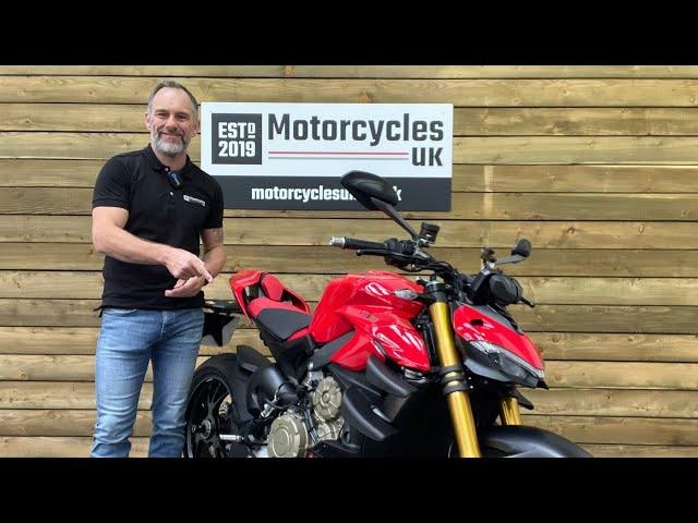 Ducati Streetfighter V4S for Sale, Immaculate Super Naked Motorcycle!