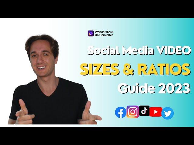 Social Media VIDEO SIZES & RATIOS (Complete Video Size Guide 2024)