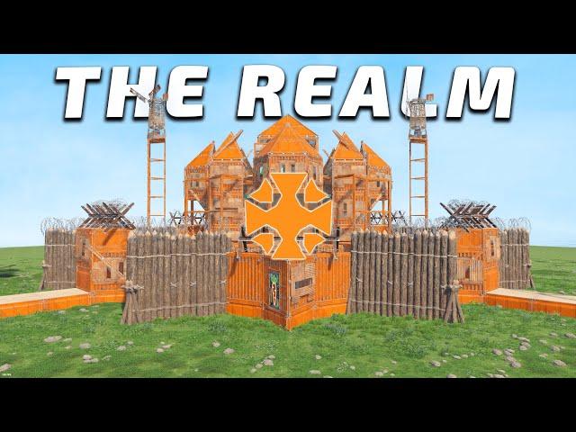 The Realm - 2x2 Medium Group Rust Base Design | Farm, Funnel Wall & More..