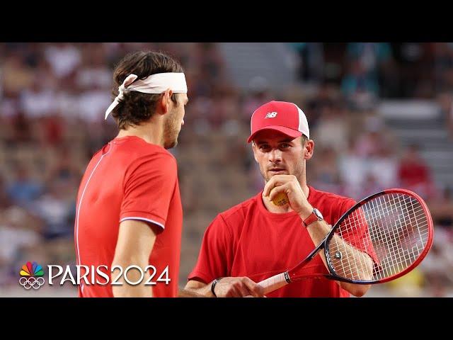 Fritz, Paul beat Murray, Evans move on to men's doubles semis | Paris Olympics | NBC Sports