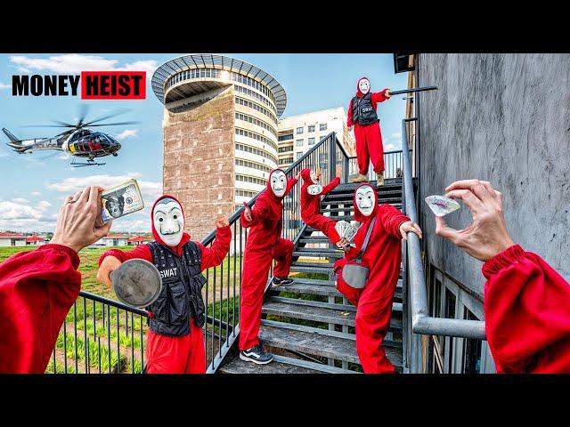 PARKOUR VS MONEY HEIST! 6 | No ESCAPE from POLICE chase, Exits are closing fast (BELLA CIAO REMIX)