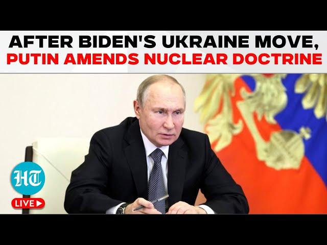 LIVE | Putin's Furious Response Day After Biden's Arms Decision on Ukraine, Amends Nuclear Doctrine