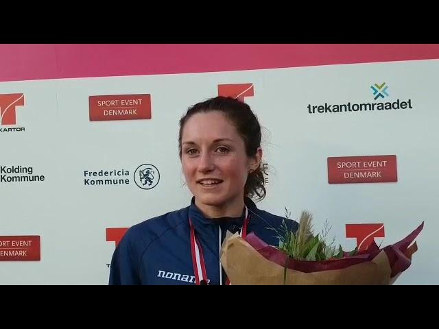 Megan Carter-Davies, World Champion Sprint Orienteering! || On The Red Line || in Vejle, Denmark