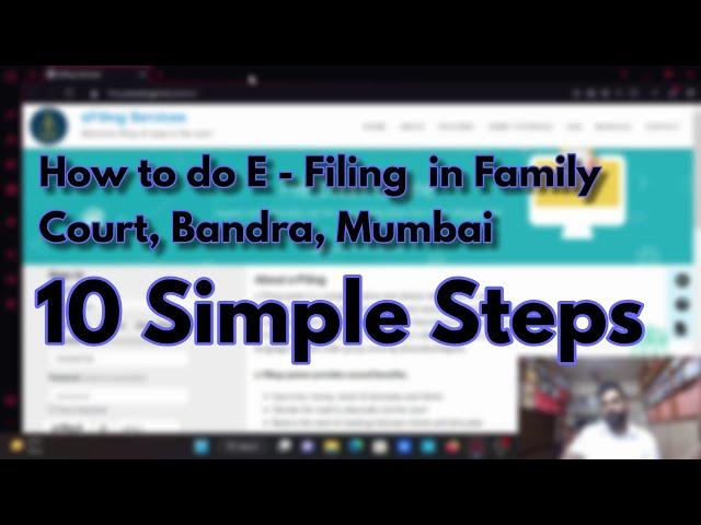 How to do E-filing in Family Court (10 Simple Steps) - Easily Explained #fcba #familycourt #efiling