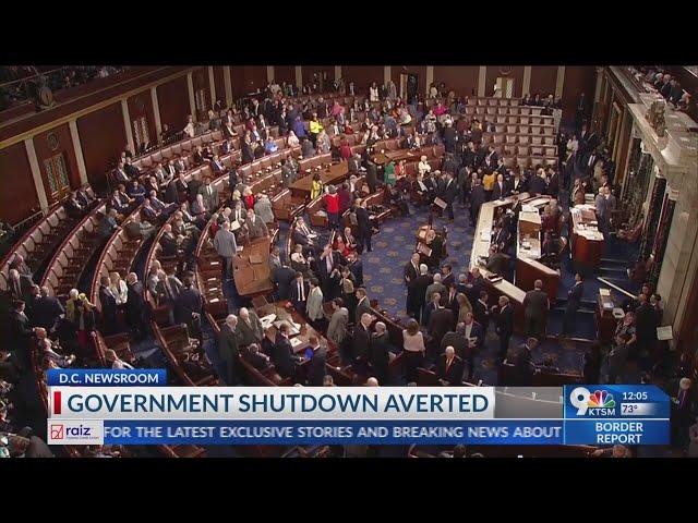 Government shutdown averted