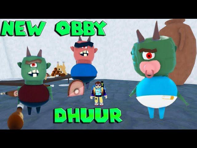 DHUUR'S DUNGEON (OBBY) New game by Decent Obbies, JUMPSCARES, Speed Run, Walkthrough