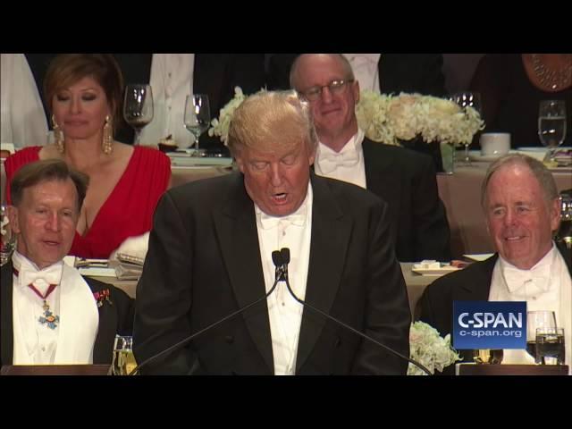 Donald Trump FULL REMARKS at Al Smith Dinner (C-SPAN)