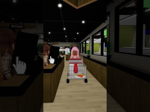 layla couldnt afford groceys then did this...#robloxshorts #roblox