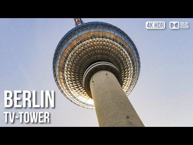 Berlin TV-Tower (Fernsehturm) - Top Floor 360° Berlin View -  Germany [4K HDR] Walking Tour