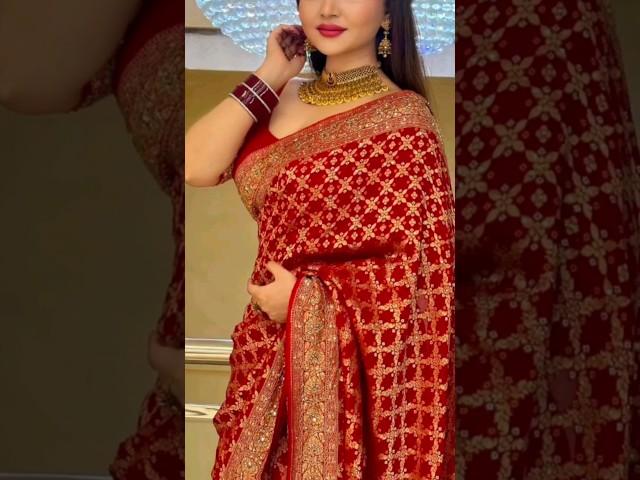 Georgette Fancy saree/sequence hand work saree#slipperyVs sticky stairs