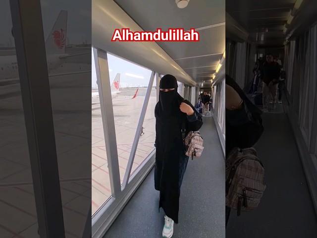 #Alhamdulillah for Allah's  blessing ️️#hijab my choice my pride #on the way to Makkah#my dream.