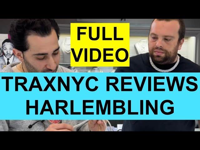 FULL VIDEO - Owner Of TraxNYC Reviews Harlembling Moissanite Tennis Chain! Is Moissanite Any Good?