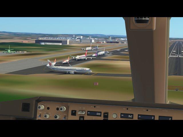 Heavy traffic in London Gatwick | Arrival& Approach | KLM 777-300EE | Infinite Flight Simulator