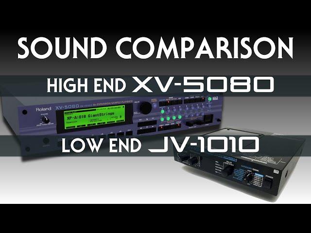 Comparison: XV 5080 High End & JV 1010 Low End