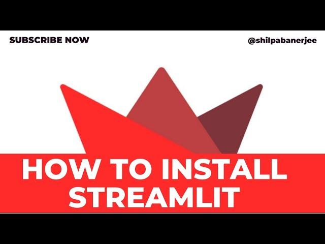 How to install Streamlit?