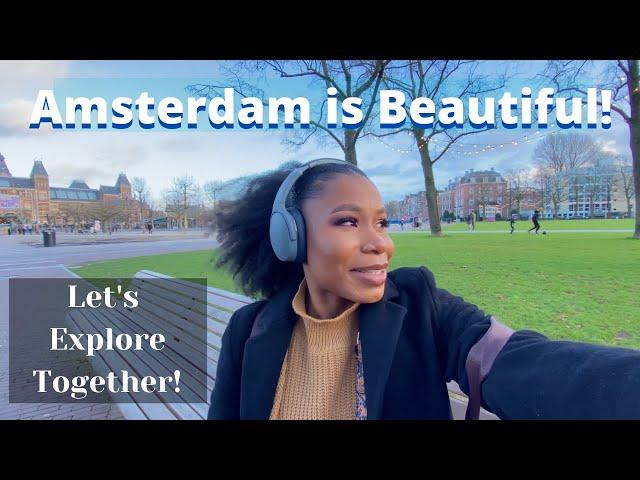 Exploring AMSTERDAM on my BICYCLE - VLOG