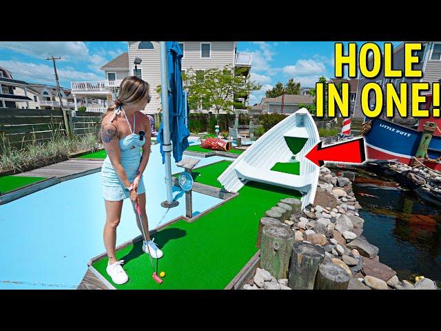 The Smallest Mini Golf Course We've Ever Seen!