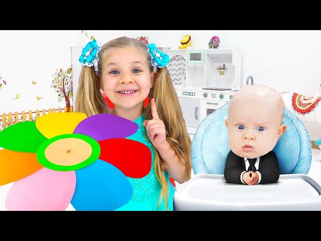 Diana and Roma New Funny Stories for kids with brother Oliver