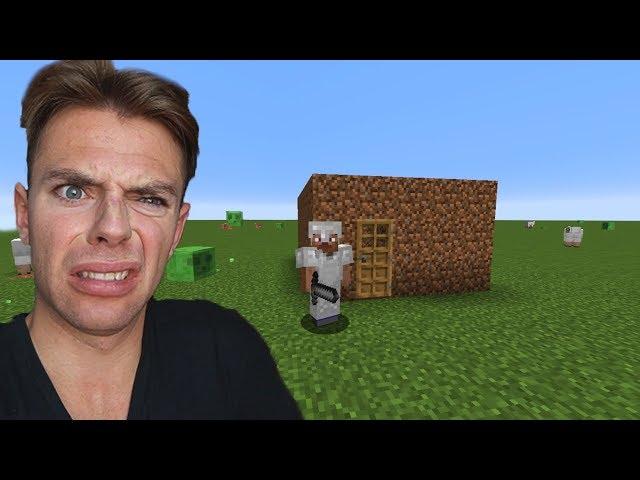 KAN JEG OVERLEVE MINECRAFT FLAD VERDEN?