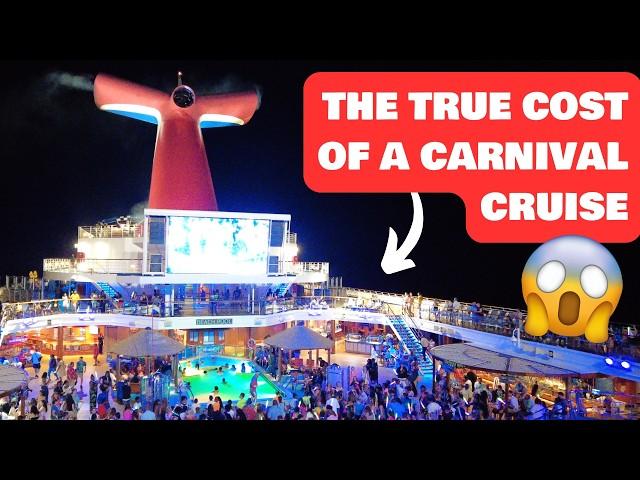 The TRUE cost of a Carnival cruise in 2024 (what to budget & expect!)