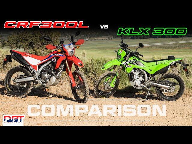 KLX300 vs CRF300L Dual Sport Shootout | Dirt Bike Test