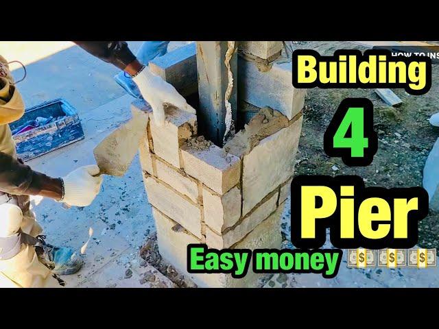 How To Build a Stone Columns ,Super Easy