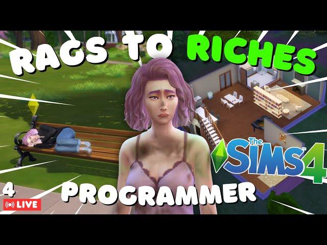  My First Rags to Riches Challenge In Sims 4 | Rags to Riches #4