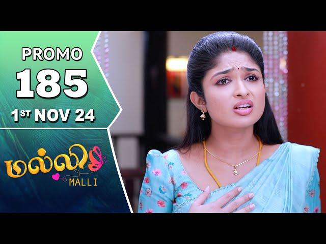 Malli Serial | Episode 185 Promo | 1st Nov 24 | Nikitha | Vijay | Saregama TV Shows Tamil