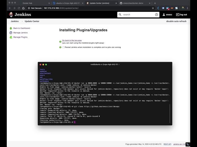 Jenkins First Build with Docker (Node.js)