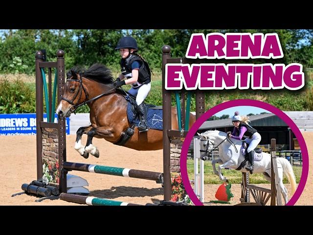 Arena eventing and showjumping for Willow and Cherry - Willow has a bad day