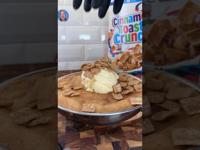 Cinnamon Toast Crunch cookie pie 