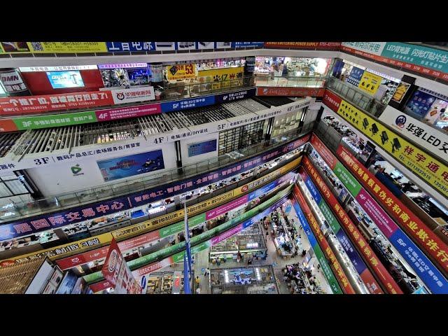 The biggest electronics market in the world - Huaqiangbei, Shenzhen, China