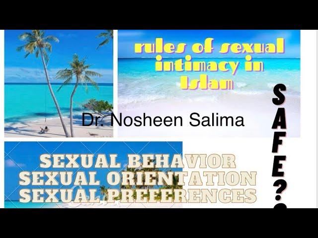 Are rules of sexual intimacy in Islam healthy for our ecosystem?