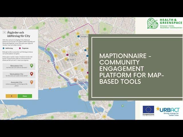 Maptionnaire - community engagement platform for map-based tools