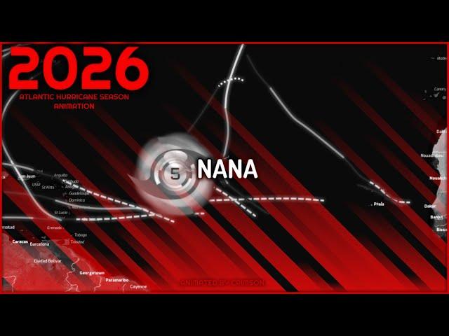 2026 Hypothetical Atlantic Hurricane Season Animation (CrimsonRTZ)