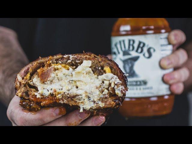 Stubb's Jalapeño Popper BBQ Bacon Cheeseburger Meat Log | Foodbeast Kitchen