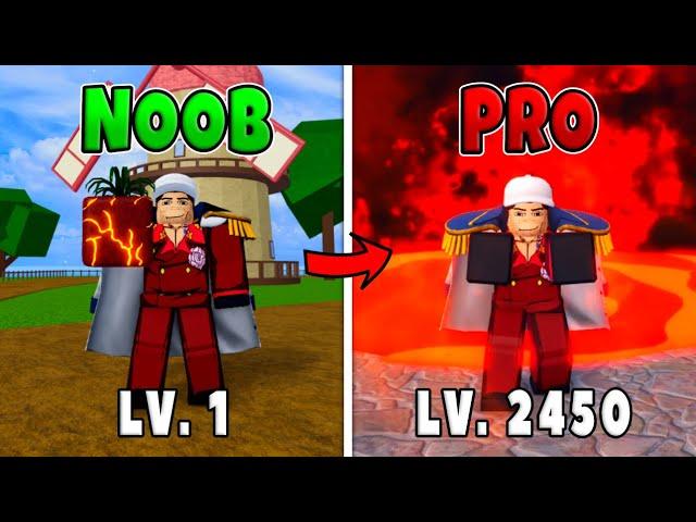 Magma Awakening Noob to Pro Level 1 to Max Level 2450 in Blox Fruits!