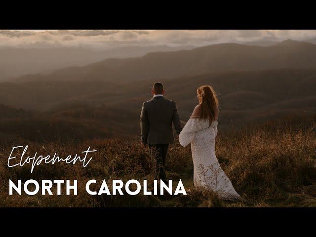 Sunrise Elopement in North Carolina