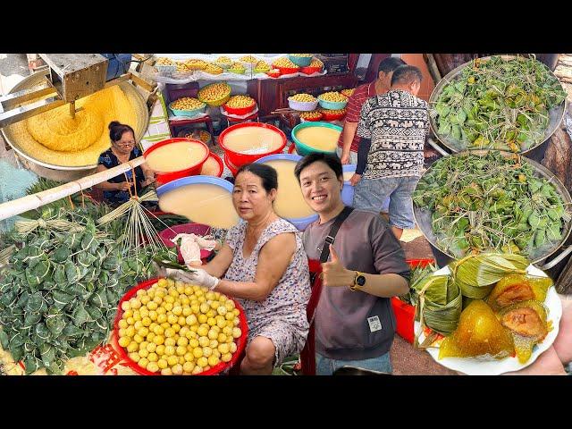Không ngờ Sài Gòn lại có XÓM BÁNH Ú NƯỚC TRO ngày làm mấy ngàn cái bỏ sỉ khắp nơi thâm niên 50 năm