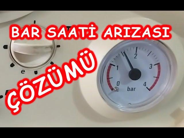 Kombi bar göstergesi arızası ve çözümü. Kombi su basınç göstergeniz çalışmıyor ise mutlaka izleyin.