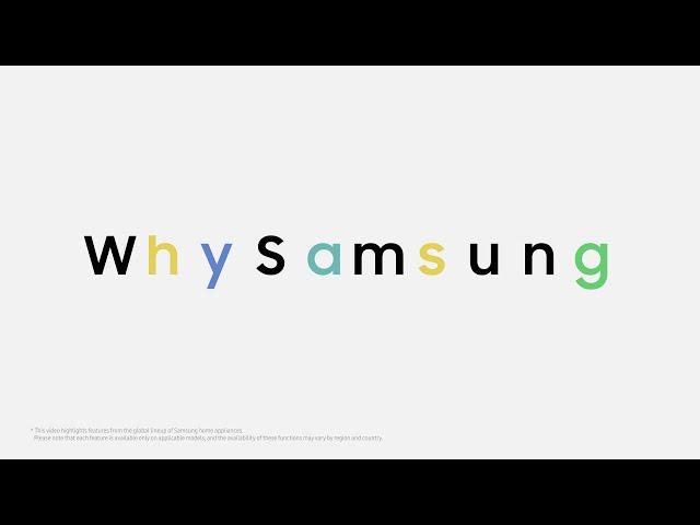 2024 Why Samsung Home Appliances