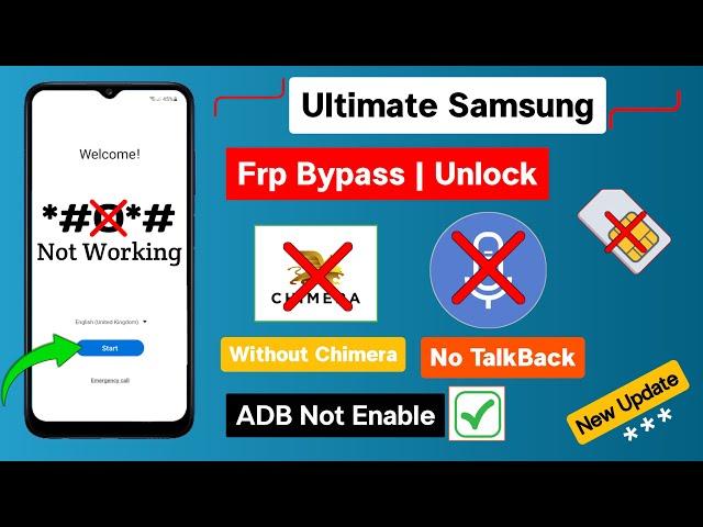 Ultimate Samsung FRP Bypass Guide 2024 | No Talkback | ADB Not Enabled | Android 13 | New Update 