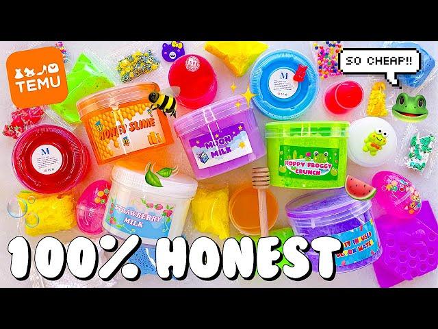 Reviewing Temu Slimes  DIY Clay & $2 Slime Ratings + Unboxing!