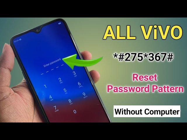 Unlock Any Vivo Forgotten Pattern Lock Without Data Loss (100% DONE 2023) Vivo Ka Lock Kaise Tode