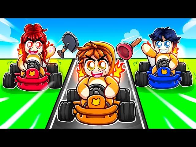 CART RACING in Party Animals!